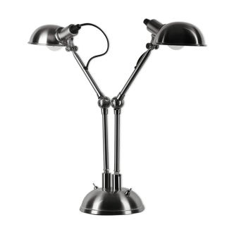 Lampe de bureau à deux têtes réglables modèle Tomy II