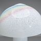Doria table lamp in bubble glass with rainbow coloured details