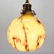Lampe art déco en glaçure opaline Verreries de Scailmont Henri Heemskerk België