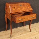French bureau in wood from 20th century