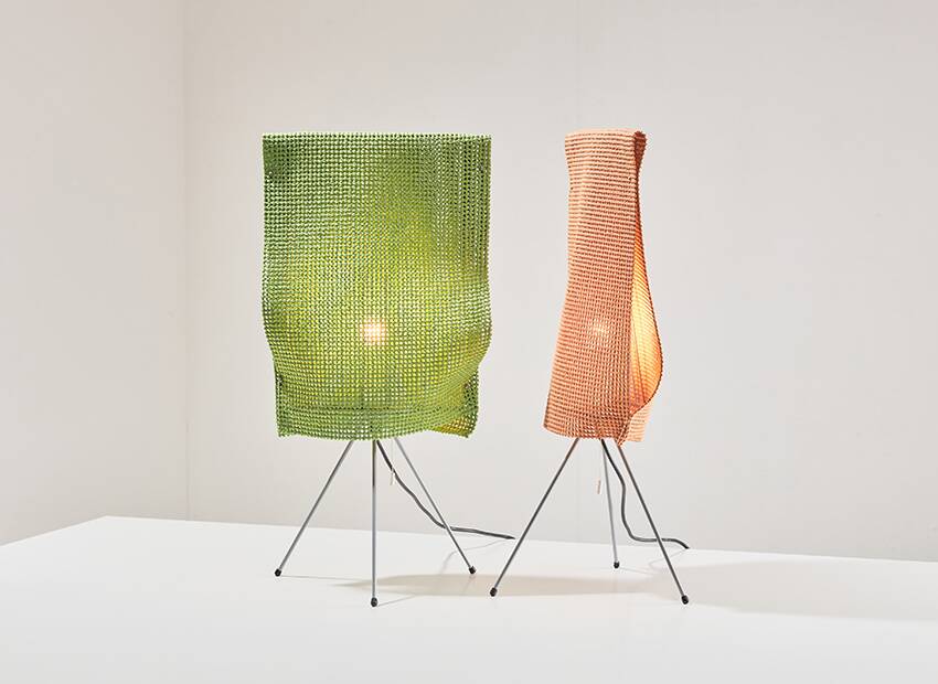 Fernando & Humberto Campana Pair of Large Estela table Lamps for Oluce 1997