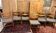 Set of 6 brutalist chairs