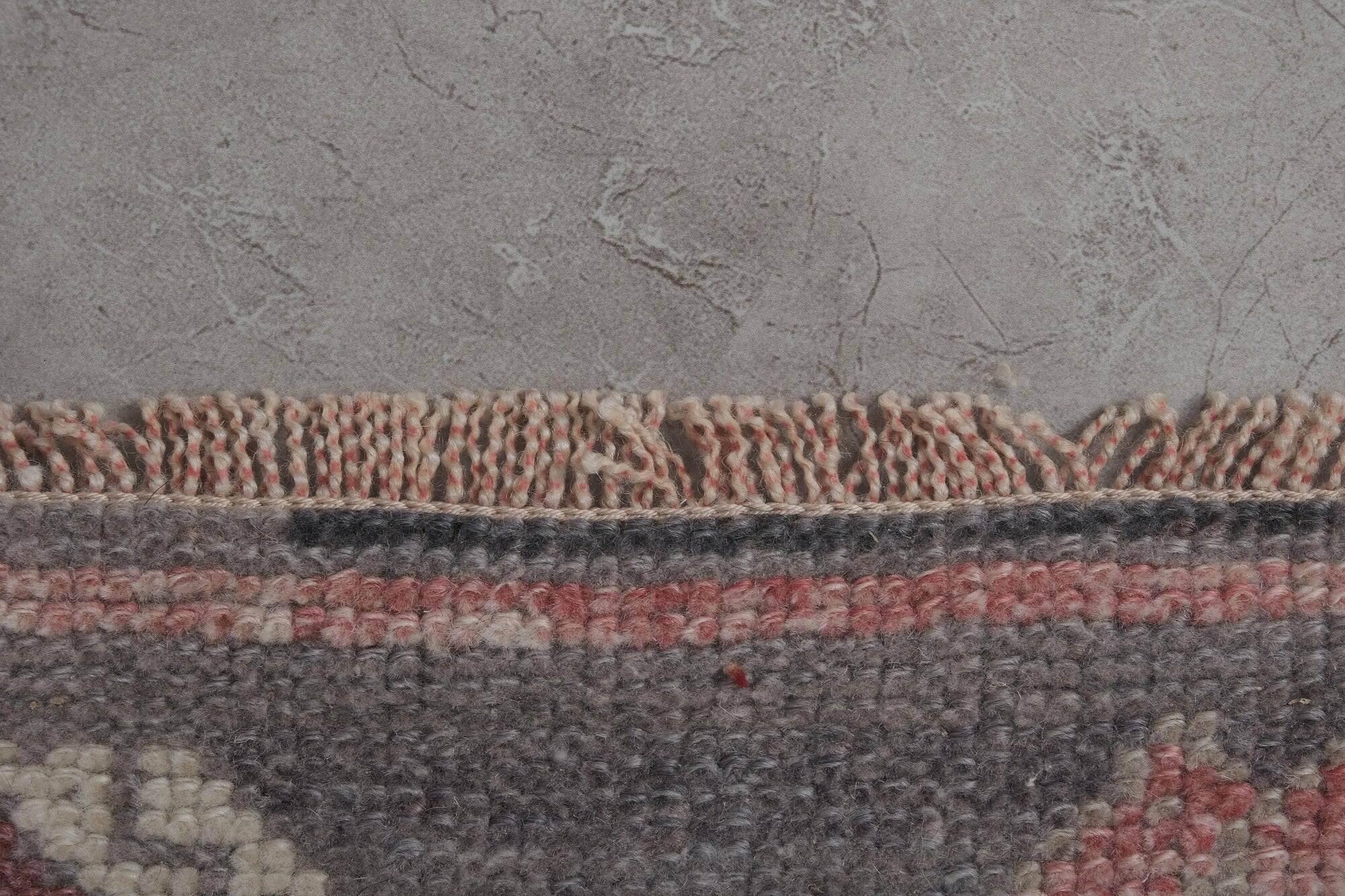 Vintage Turkish hallway rug 104x682 cm