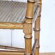 6 caned Napoleon III chairs