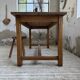 Table de ferme chêne doré 160cm