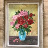 Tableau ancien les fleurs
