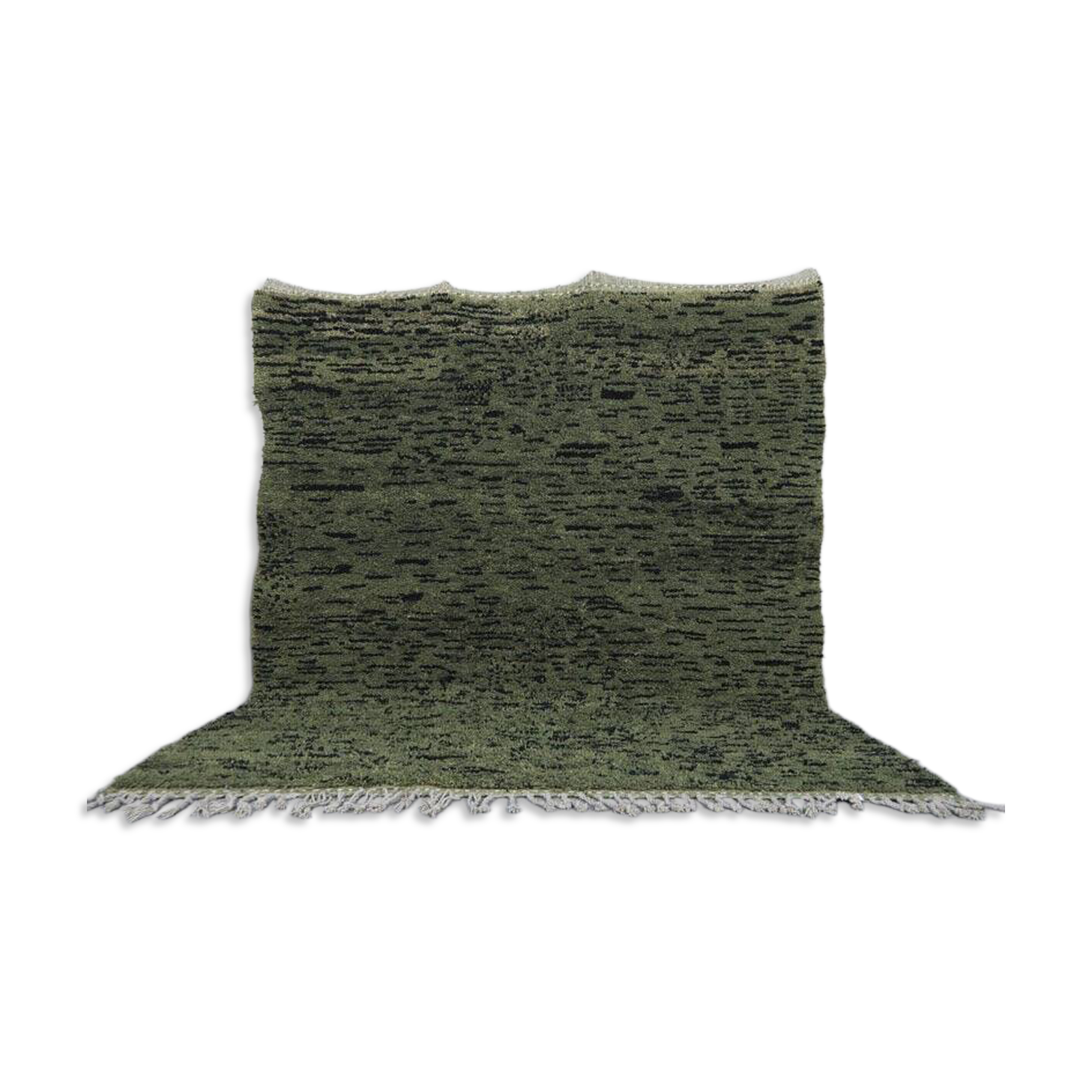 Handwoven natural wool rug, size 145/255 cm.