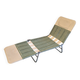 Chaise longue pliable