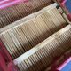 Vintage bamboo stool