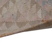 1970s Vintage Turkish Oushak Tribal Flat Woven Kilim Rug Runner 100 x 303 cm