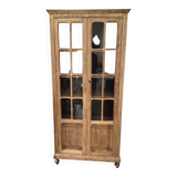 Armoire parisienne vitrée bibliothèque