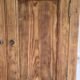 Armoire lingère vaisselier bois grillagée