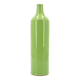 Vase bouteille de Paul Badié, poterie de la Brague en céramique verte