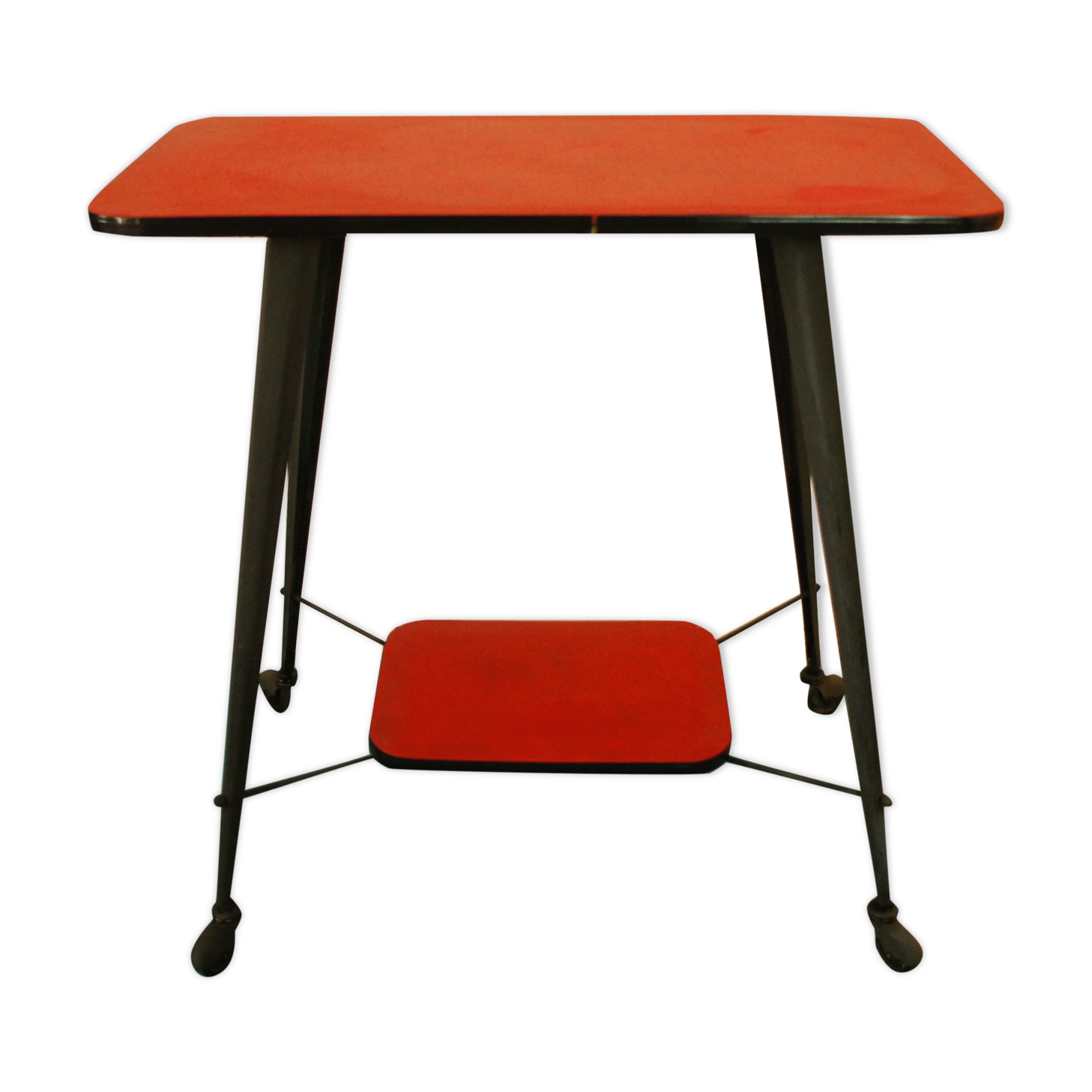 Desserte feet compass folded black steel - skai