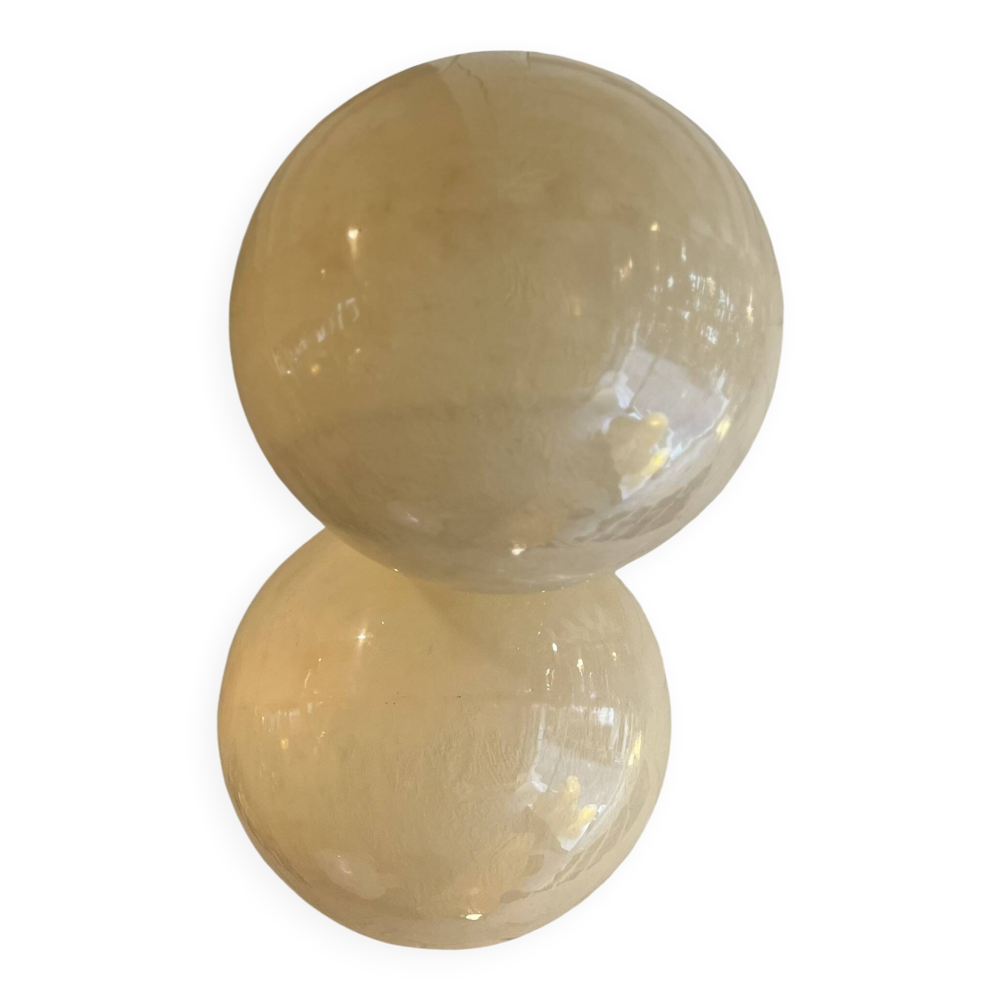 1. A resin ball pendant light, 1970