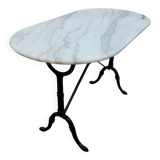 Bistro table with marble top