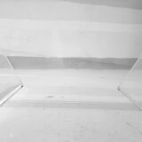 Glass and plexiglass coffee table 1970