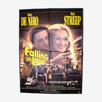 Affiche originale Cinéma " Falling In Love " 1984 Meryl Streep, Robert De Niro...