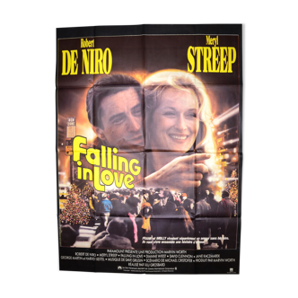 Affiche originale Cinéma " Falling In Love " 1984 Meryl Streep, Robert De Niro...