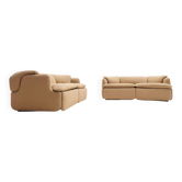 'Confidential' salon sofa 2x2 seats by Saporiti