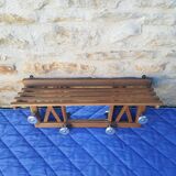 Oak coat rack