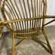 Paire de fauteuils rotin