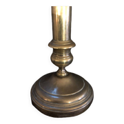 Bronze torch candle holder early 20th century