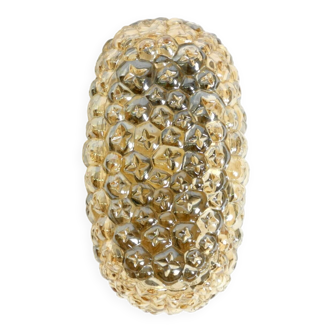 Beautiful original Mid Century Modern glass bubble wall lamp