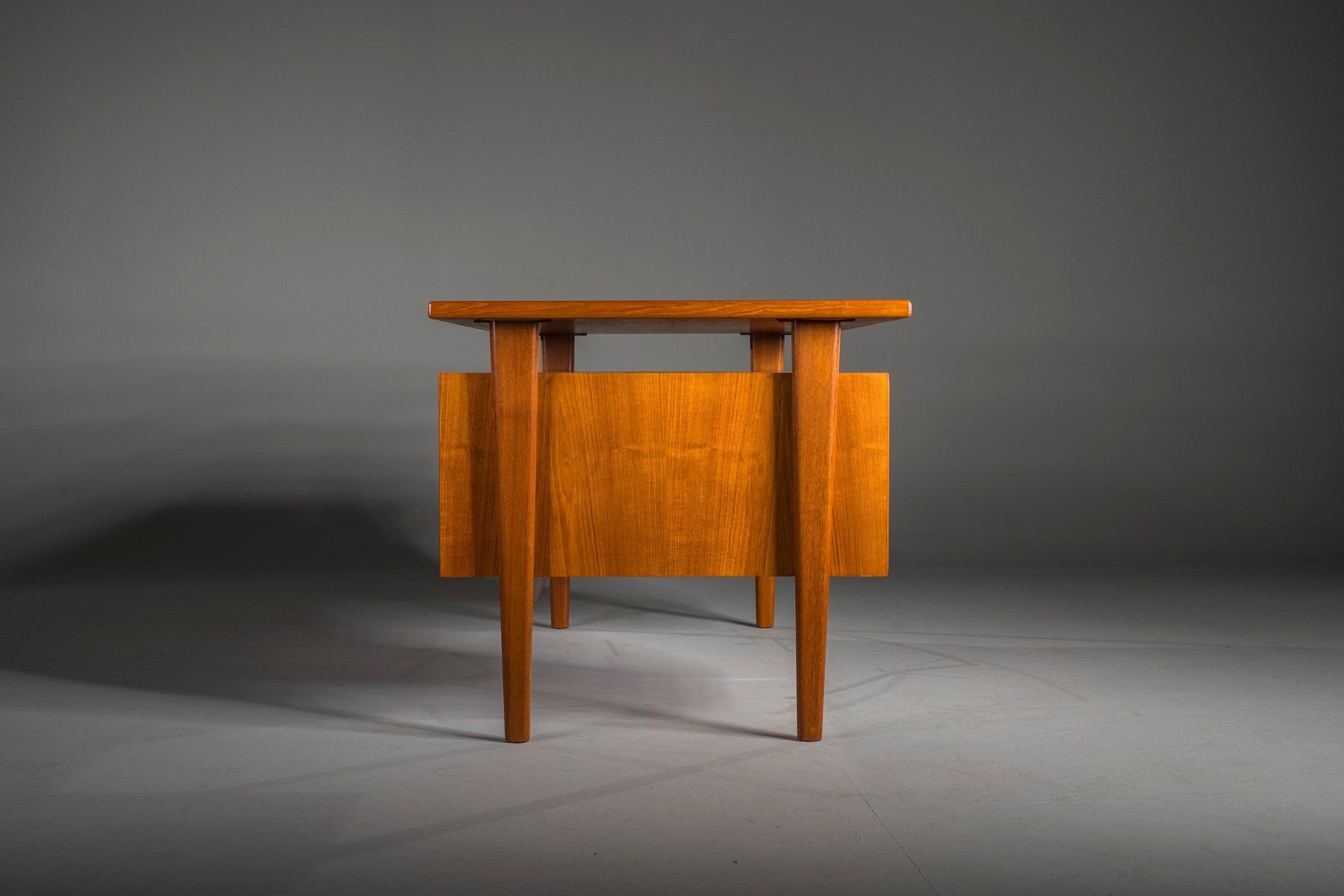 Danish teak desk by Kai Kristiansen for FM Møbler, 1960s