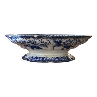 Old Creil and Montereau standing bowl