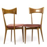 Set of 6 vintage dining chairs by Ico Parisi for Ariberto Colombo, Cantù