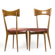 Set of 6 vintage dining chairs by Ico Parisi for Ariberto Colombo, Cantù
