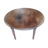 Round table with flap