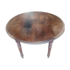 Round table with flap