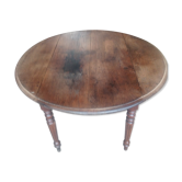 Round table with flap