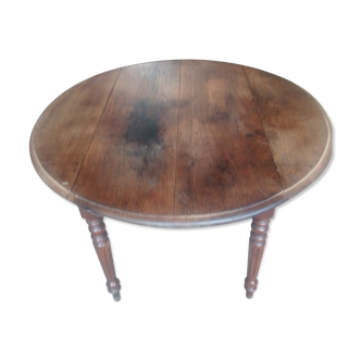 Table ronde à rabat