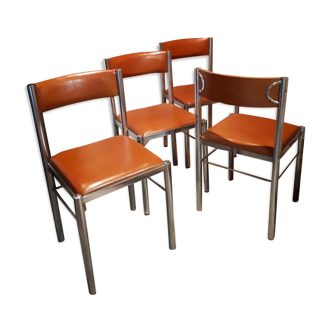 Lot de 4 chaises vintage