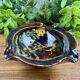 Ceramic ashtray with vintage rooster design