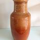 St Clement ceramic brown vase vintage 60-70s