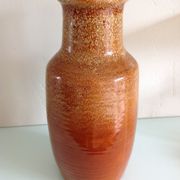St Clement ceramic brown vase vintage 60-70s