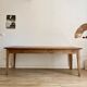 Solid chestnut farmhouse table 200x90cm