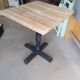 Table bistrot bois vintage