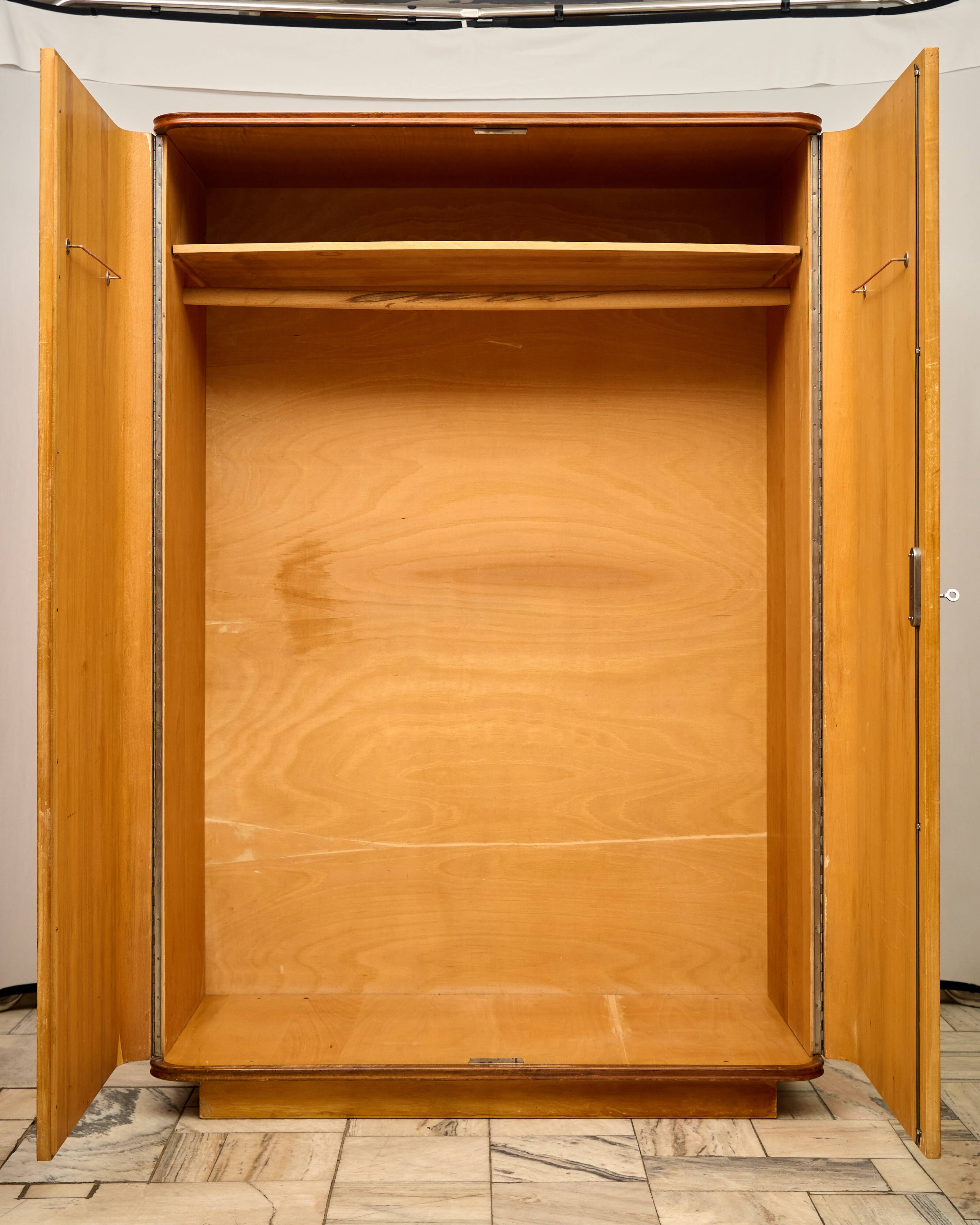 Art Deco Wardrobe by Jindrich Halabala for UP Závody