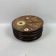 6 compartmentalized sandstone plates