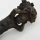 Old cast iron Cherub angel door knocker, 19th century