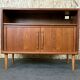 60s 70s teak sideboard Credenza cabinet Danish Modern Design Denmark 70s