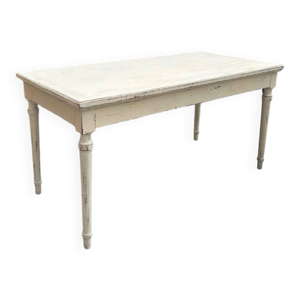 Table bureau patinée