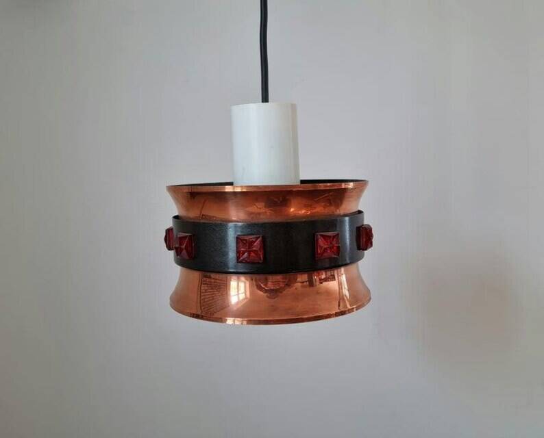 Mid-Century Pendant Vitrika, Sweden, 1970s