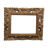 Carved wooden frame