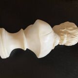 Cast alabaster bust